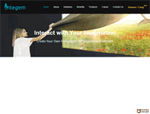 Tablet Screenshot of integem.com